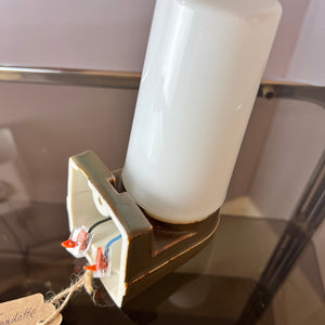 Wandlampe Modell 6080 oliv von Sigvard Bernadotte für Ifö
