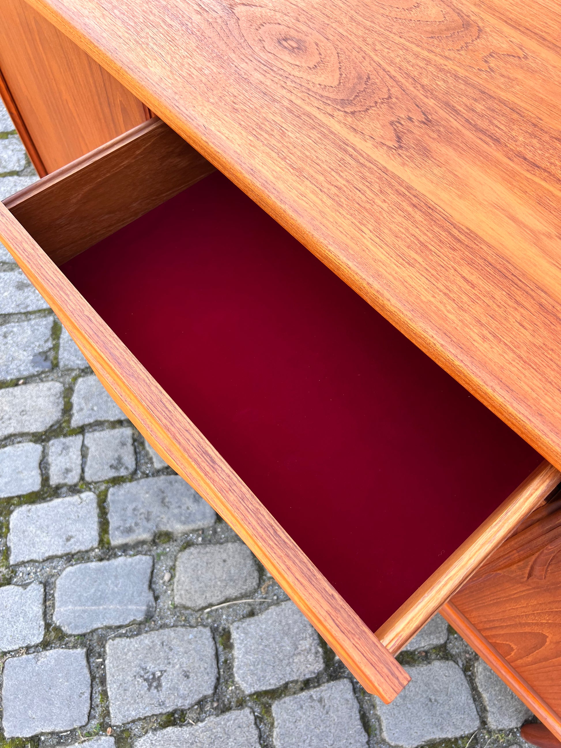 Sideboard Teak von Heinrich Riestenpatt für rt Möbel