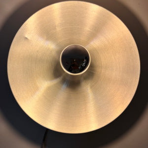 Wandlampe Diskus Aluminium gebürstet