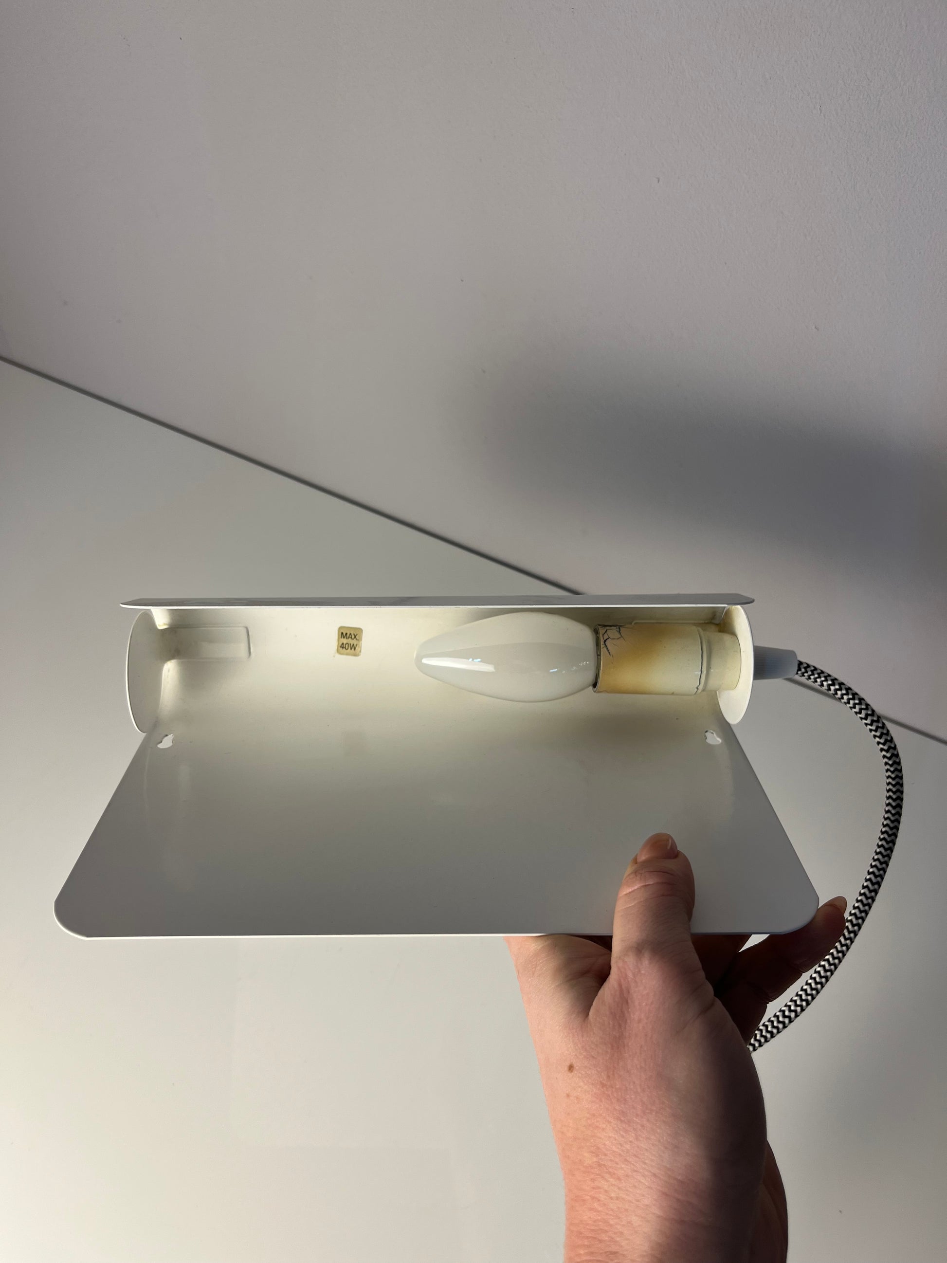 Wandlampe weiß aus Dänemark