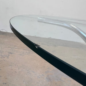 Runder Esstisch Glas & Chrom