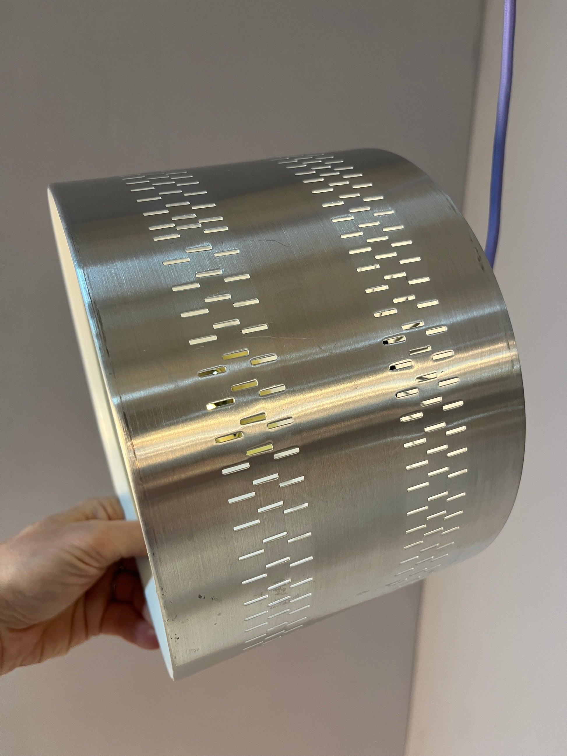 Hängelampe silber Aluminium aus Dänemark