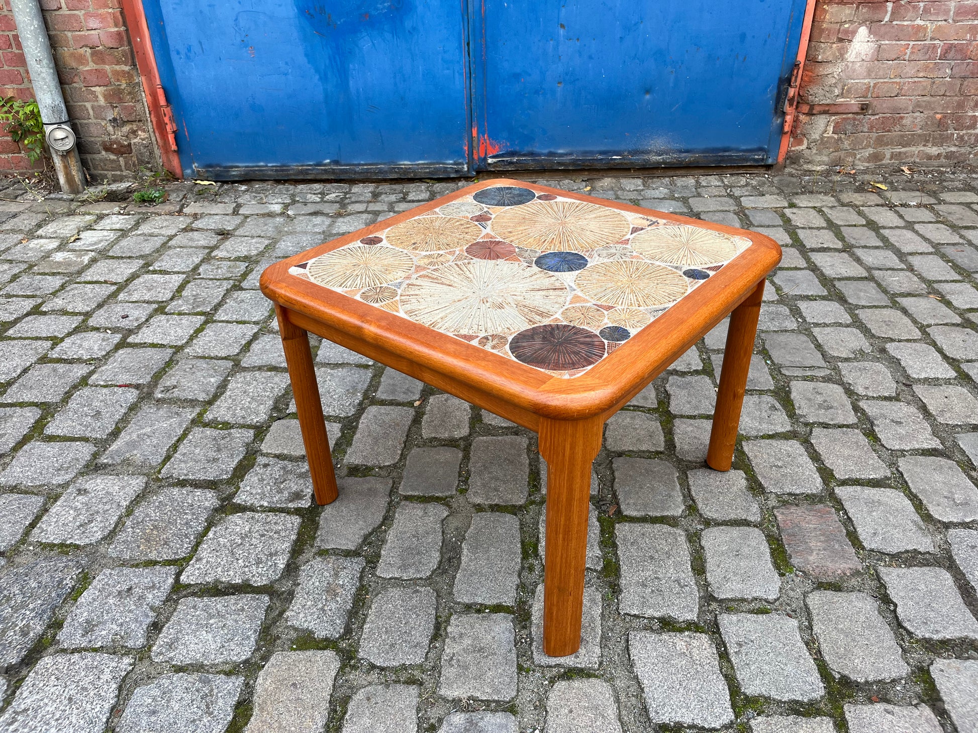 Couchtisch Teak Fliesen von Tue Poulsen für Haslev