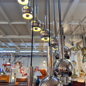 Kaskadenlampe 10-flammig Chrom von STAFF
