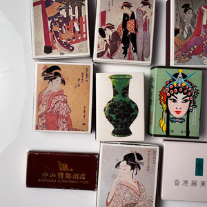 Set: Vintage Streichhölzer Asien