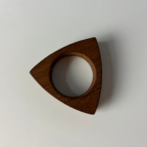 Set: 5x Serviettenring Teak aus Dänemark