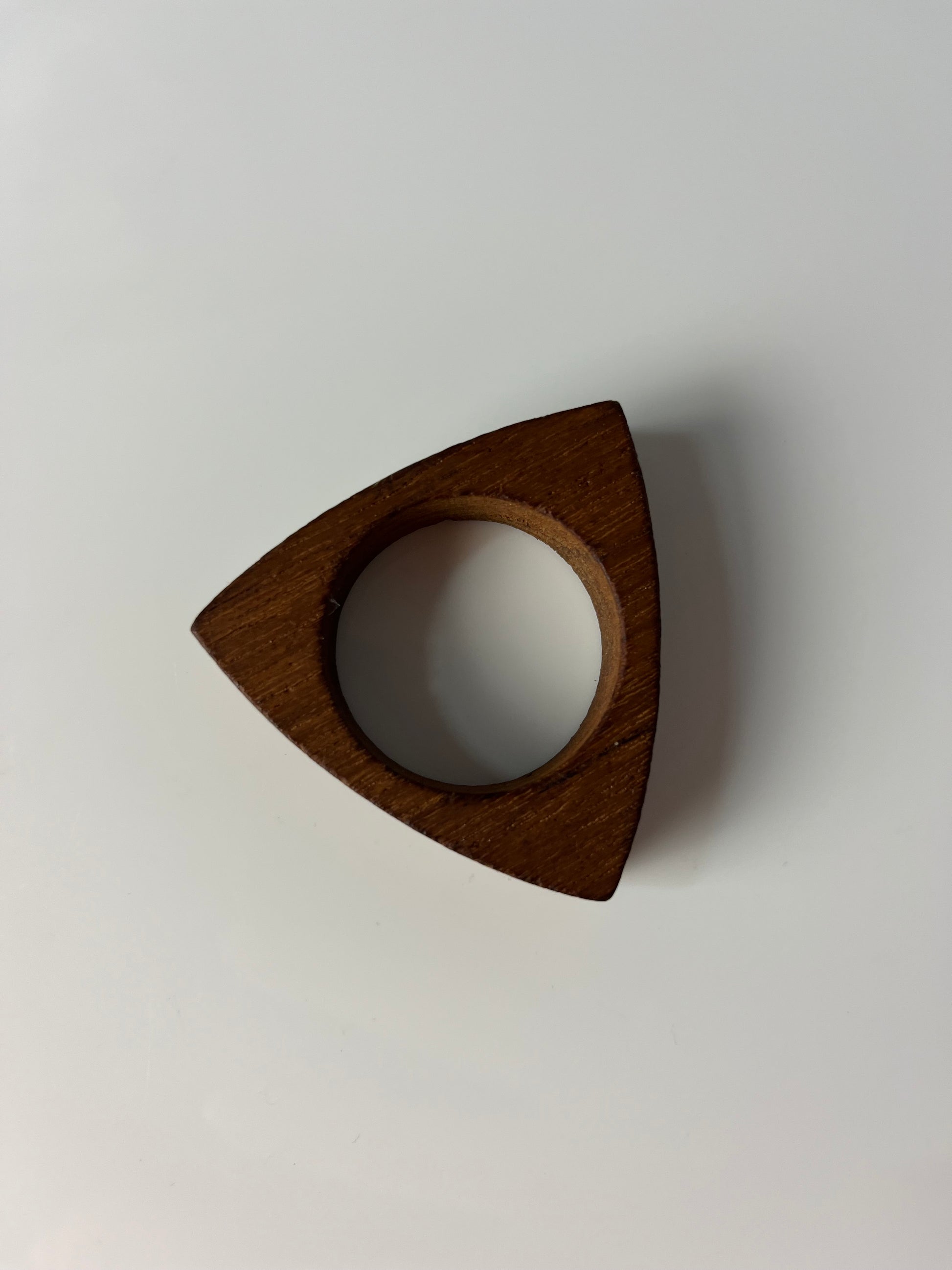 Set: 5x Serviettenring Teak aus Dänemark