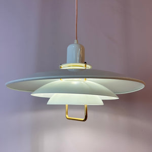 Lamellenlampe 'Rolly' weiß von Brevettato