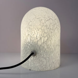 Tischlampe weiß Glas von Peill & Putzler