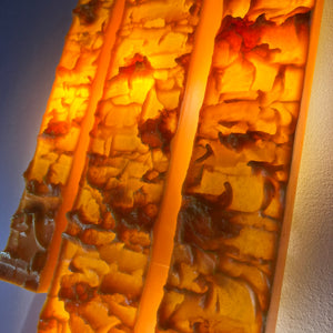 Wandlampe gelb von Uwe Mersch