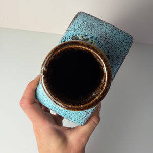 Vase 281-30 Fat Lava blau rot von on Scheurich West Germany