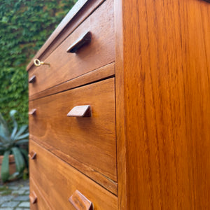 Tallboy Kommode Teak aus Dänemark
