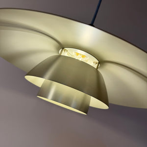 Lamellenlampe PH4/3 silber gebürstet von Poul Henningsen für Louis Poulsen