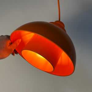 Hängelampen Minisol orange von K. Kewo für Nordisk Solar
