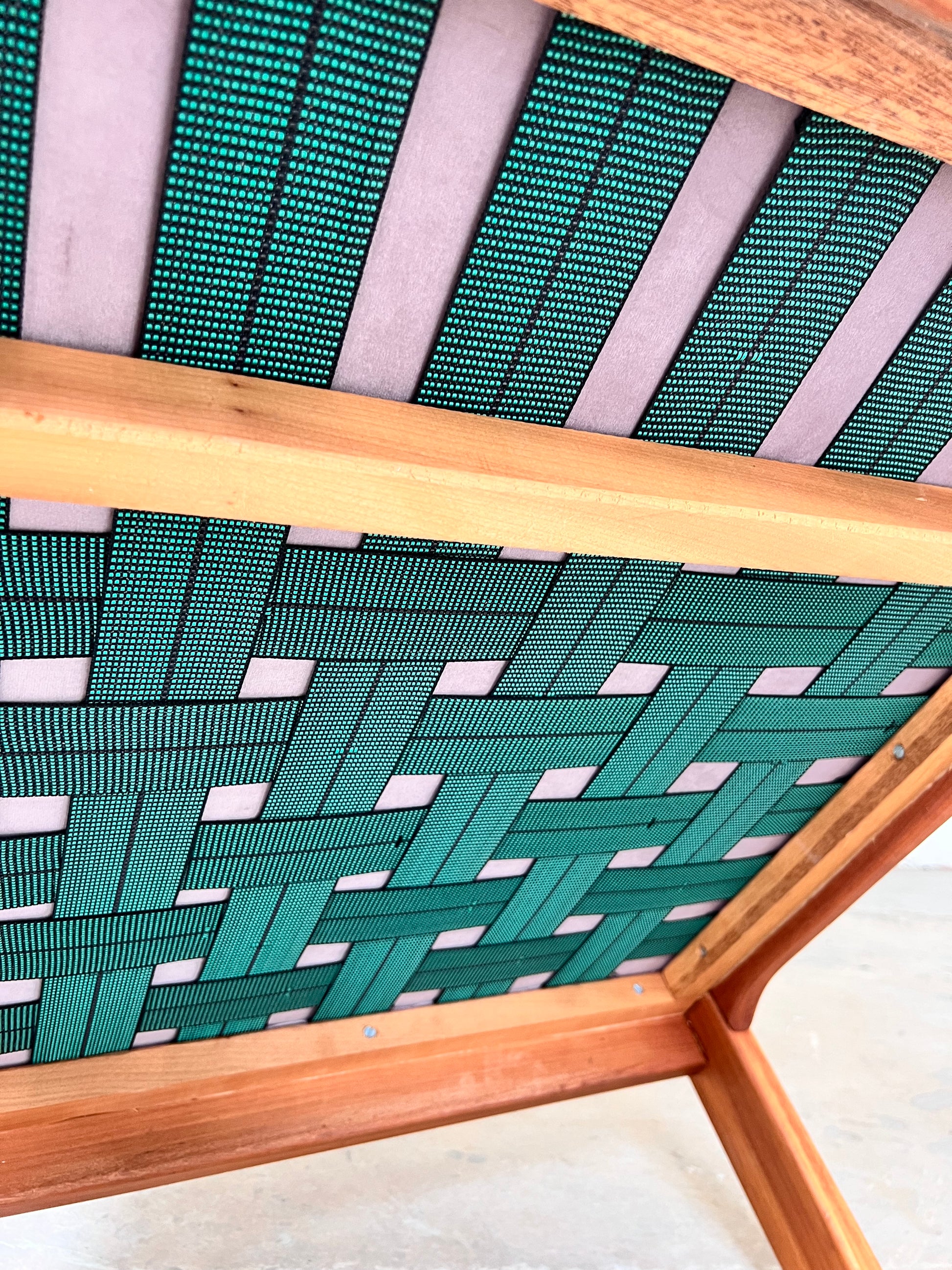 Sessel Teak & Wolle aus Dänemark