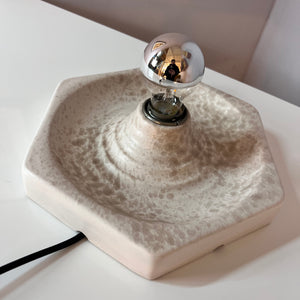 Wandlampe creme Keramik von Hustadt Leuchten