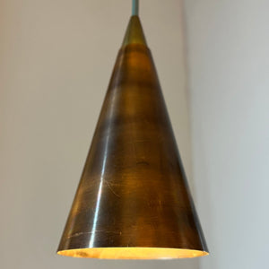 Hängelampe Kupfer aus Dänemark