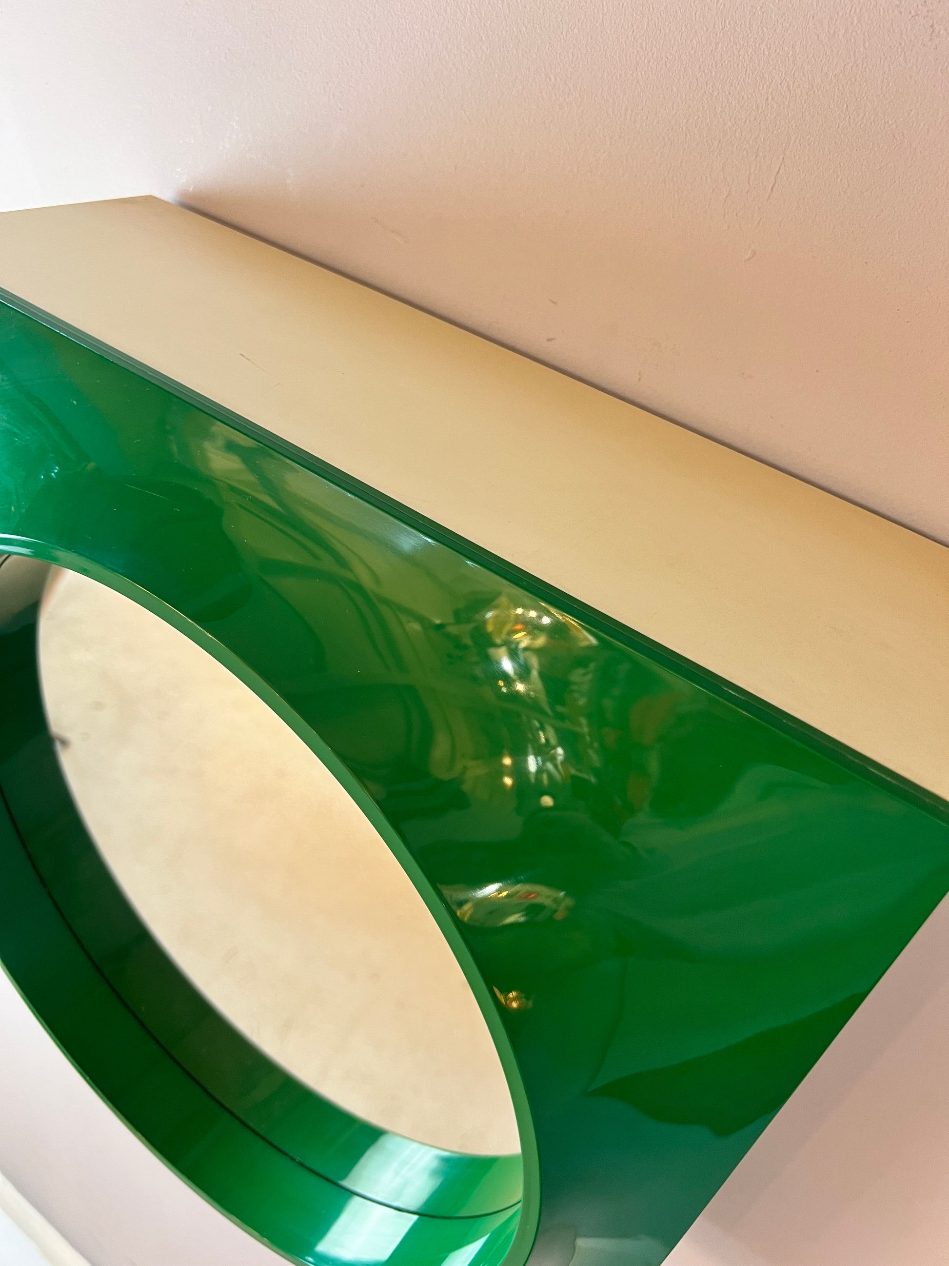 Spiegelschrank Quadrat grün von Hammarplast