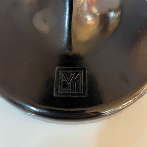 Tischlampe schwarz Bakelit von PGH