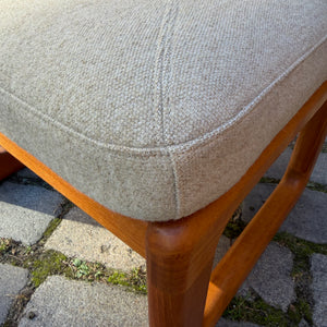 Ottoman Teak Wolle von Holstebro Møbelfabrik