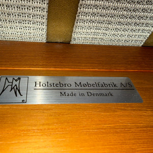 3-Sitzer Sofa Teak Wolle von Holstebro Møbelfabrik