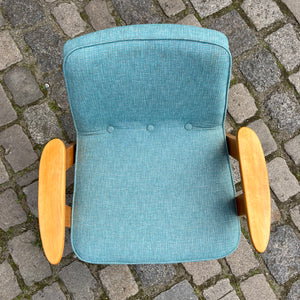 Armlehnstuhl Model 366 blau von Józef Chierowski