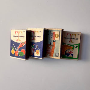 Set: Vintage Streichhölzer Tengelmann Edeka Sammlerobjekt