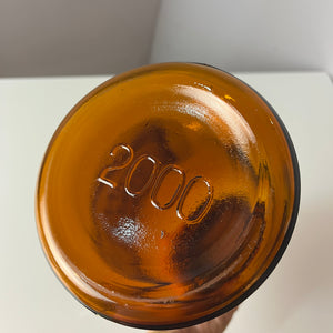 Apothekerglas Herba Veronicae braun