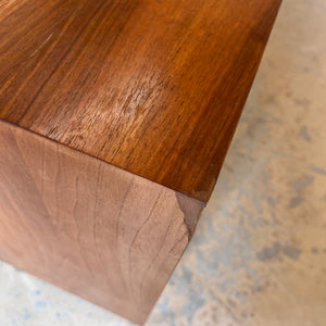 Sideboard Regal Nussbaum mit neuen Chromfüßen