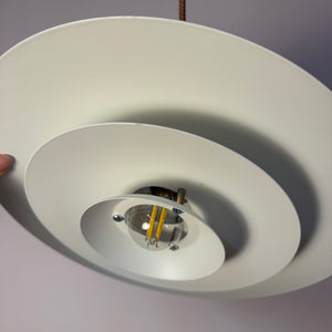 Lamellenlampe weiß aus Dänemark
