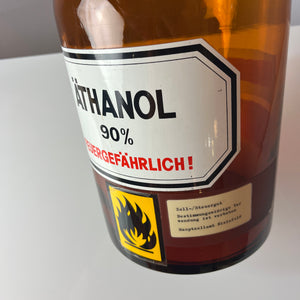 Apothekerglas Äthanol braun