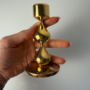 Kerzenständer 24 Karat vergoldet von Hugo Asmussen für Asmussen Design