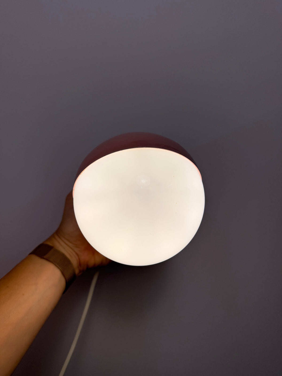 Wandlampe Typ 0330 rosa aus Dänemark