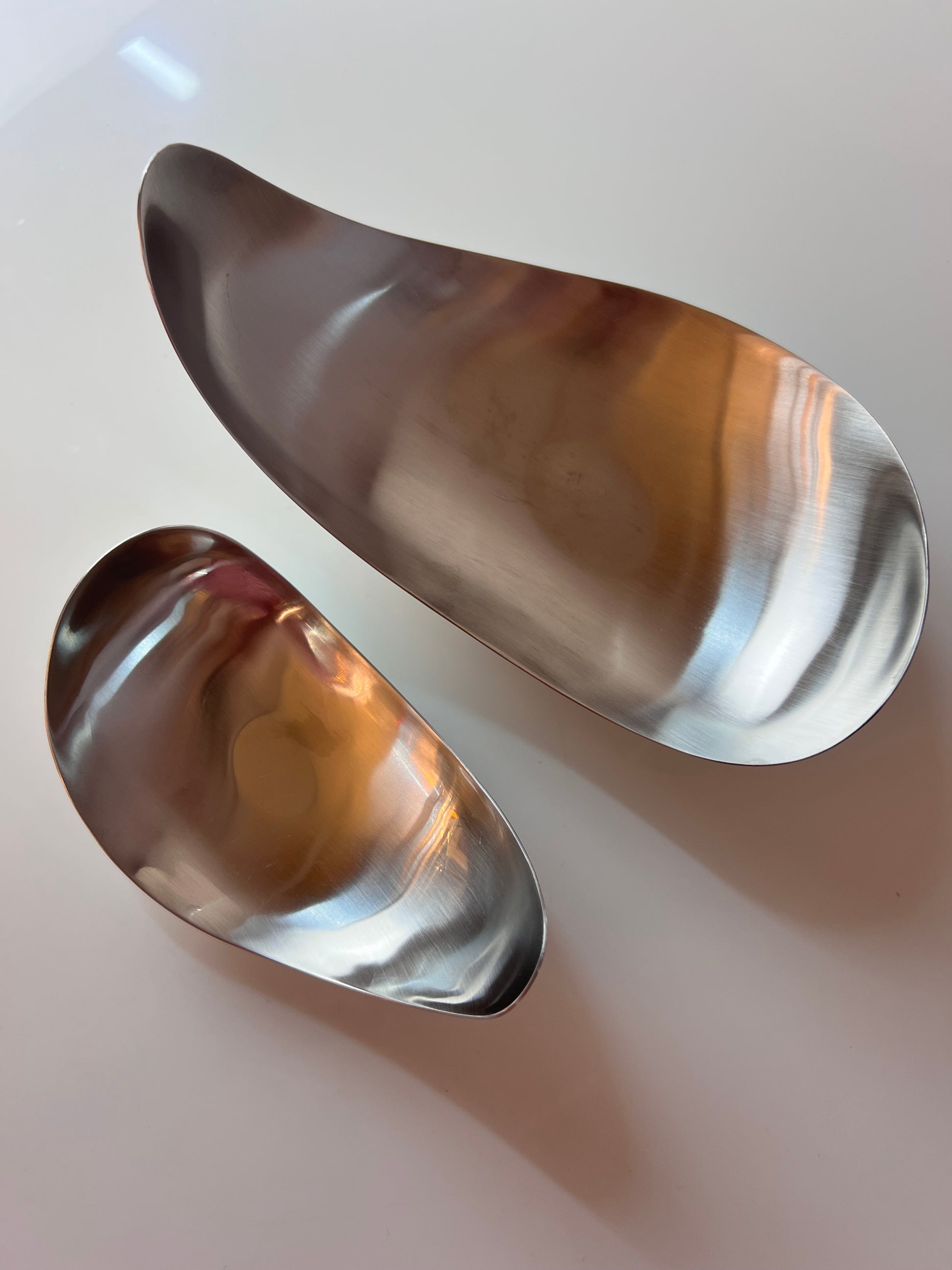 Set: Servierschalen Leaf von Helle Damkjær für Georg Jensen