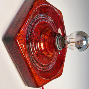 Wandlampe rot Keramik von Hustadt Leuchten