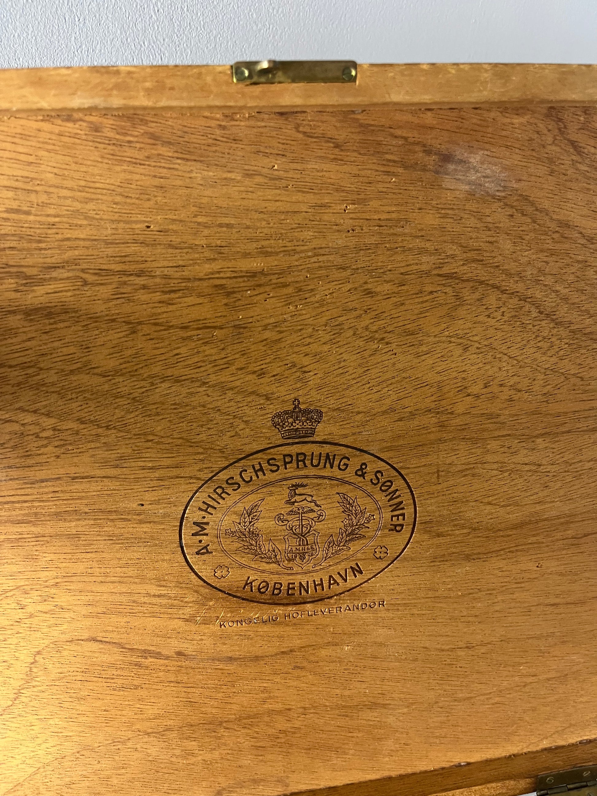 Zigarrenkiste Teak von A.M. Hirschsprung & Sønner