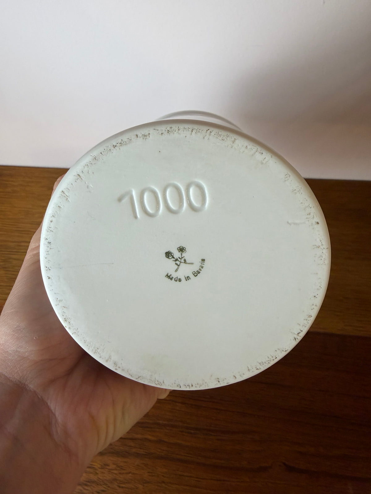 Apothekerdose Ungt. Molle weiß Porzellan - 1000 ml