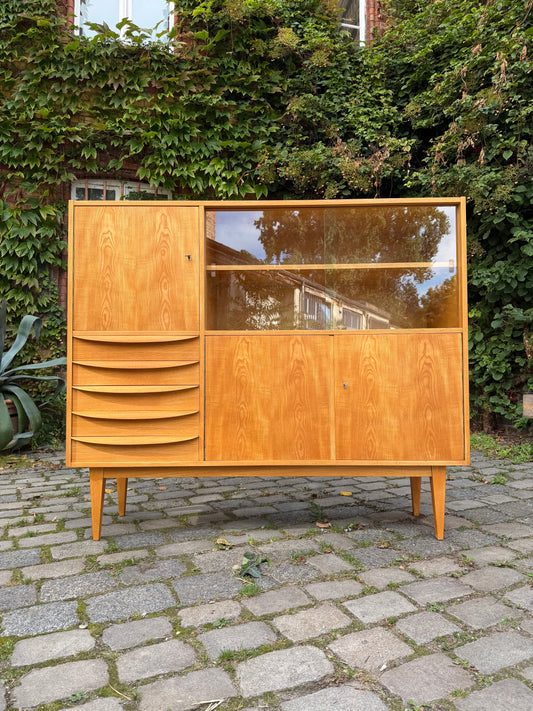 Highboard Typ 602/G Esche von Franz Ehrlich für Hellerau