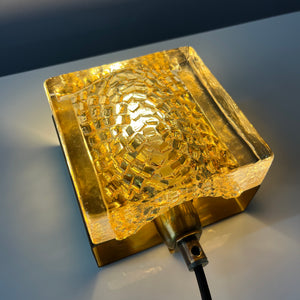 Set: 2x Wandlampe Kalmarlampet 17205 gold Messing Glas von Vitrika