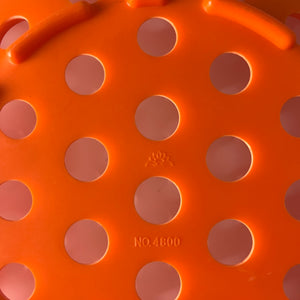 Schale orange Kunststoff