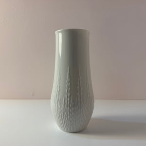 Vase weiß Porzellan von Hans Achtziger für Hutschenreuther