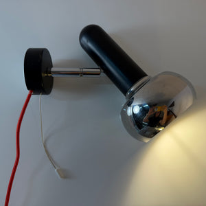 Wandlampe schwarz Chrom von Simon & Schelle (Sische)