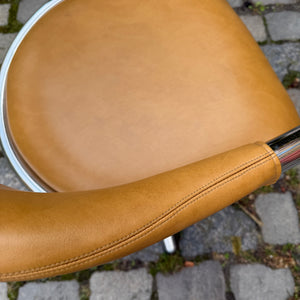 Drehstuhl Chrom Leder von Olymp
