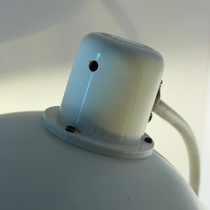 Schreibtischlampe weiß Metall von Helion - VEB Leuchtenbau Arnstadt