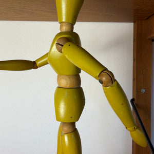 Mannequin Modellfigur gelb aus Dänemark