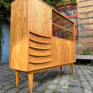Highboard Typ 602/G Esche von Franz Ehrlich für Hellerau