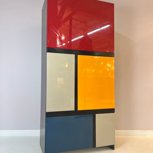 Arbeitsschrank 'Mondrian' von Koni Ochsner