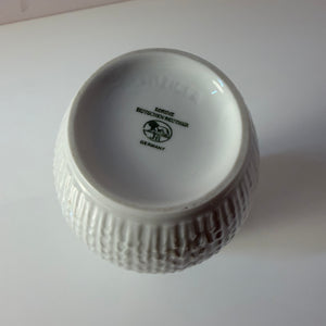 Vase weiß Porzellan von Hans Achtziger für Hutschenreuther