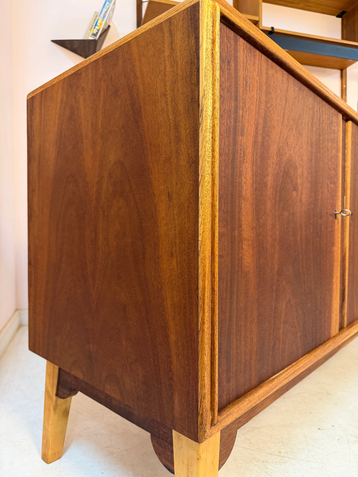 Sideboard Teak & Ulme aus Dänemark