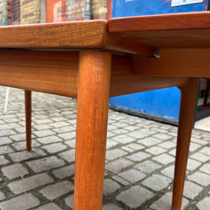 Ausziehbarer Esstisch Teak von Grete Jalk für Glostrup Møbelfabrik